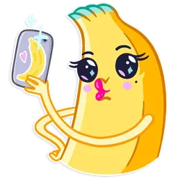 Banana sticker 12