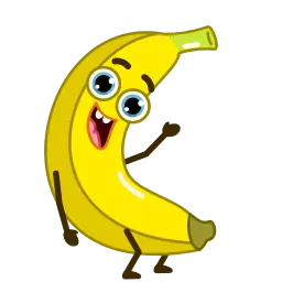Банан sticker 5