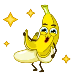 Банан sticker 7