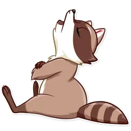 Енот - бандит sticker 12