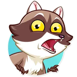 Енот - бандит sticker 4
