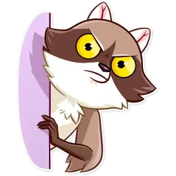 Енот - бандит sticker 6