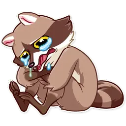 Енот - бандит sticker 9