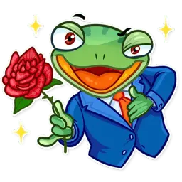Banker Frog sticker 12