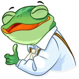 Banker Frog sticker 3