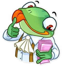 Banker Frog sticker 10