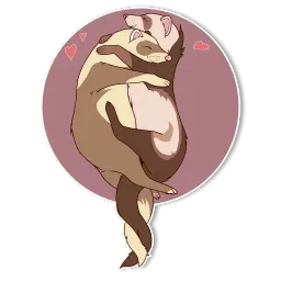 Ferret Pack sticker 4
