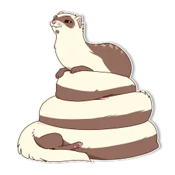 Ferret Pack sticker 9