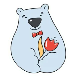 Медвежи sticker 3