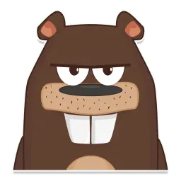 Beaver sticker 12