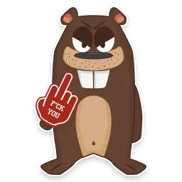 Beaver sticker 3