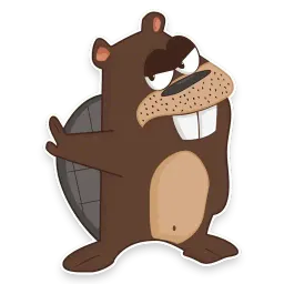 Beaver sticker 4