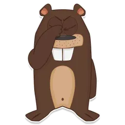 Beaver sticker 5