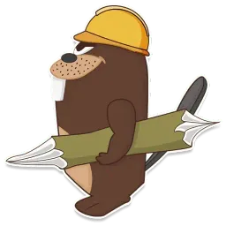 Beaver sticker 7