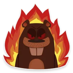 Beaver sticker 8