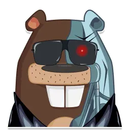 Beaver sticker 9