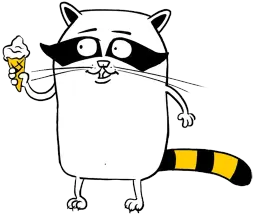 Beeline Racoon sticker 12
