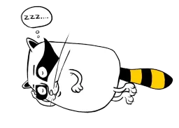 Beeline Racoon sticker 7