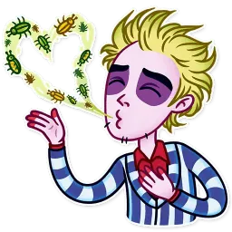 Beetlejuice sticker 2