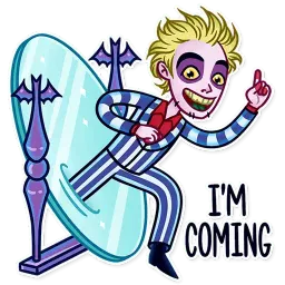 Beetlejuice sticker 7