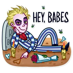 Beetlejuice sticker 9