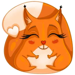 Белочка Веста sticker 6