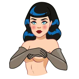 Бетти Пейдж sticker 4