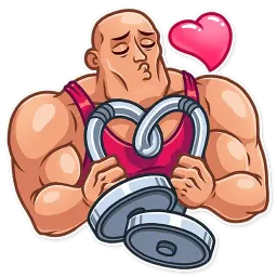 Bodybuilder sticker 2
