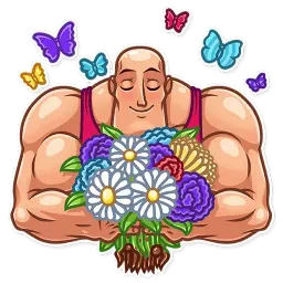Bodybuilder sticker 12