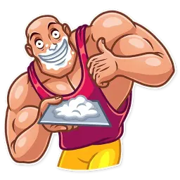 Bodybuilder sticker 3