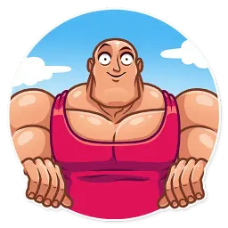 Bodybuilder sticker 9