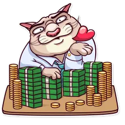 Big Boss Cat sticker 2