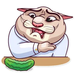 Big Boss Cat sticker 4