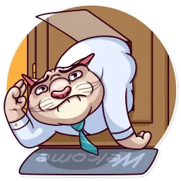 Big Boss Cat sticker 5
