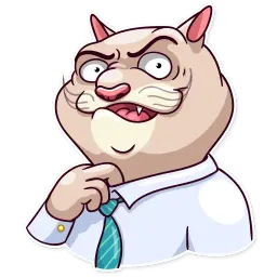 Big Boss Cat sticker 10