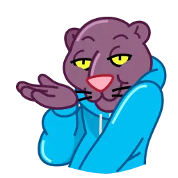 Чёрная пантера sticker 2