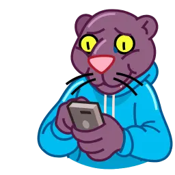 Чёрная пантера sticker 12