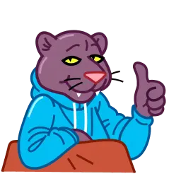 Чёрная пантера sticker 3