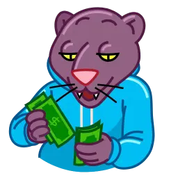 Чёрная пантера sticker 6