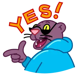 Чёрная пантера sticker 9