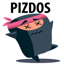 Black Ninja @TuristasTV sticker 12