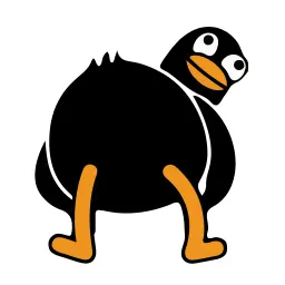 Чёрная утка sticker 2