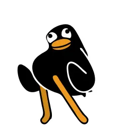 Чёрная утка sticker 11