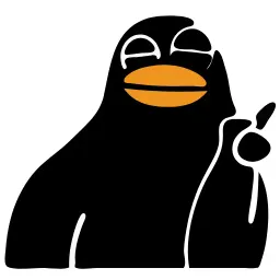 Чёрная утка sticker 6