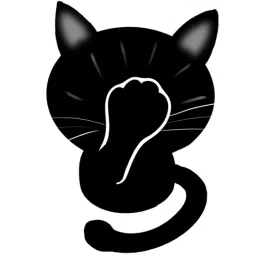 Чёрный кот sticker 3