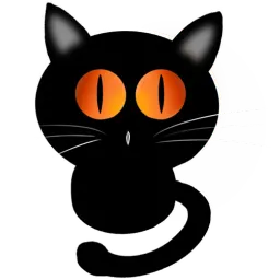 Чёрный кот sticker 4