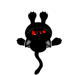 Чёрный кот sticker 5