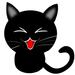 Чёрный кот sticker 9