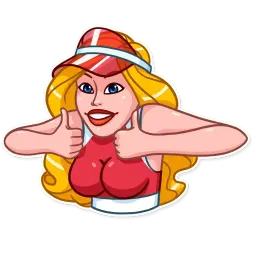 Отпуск блондинки sticker 2