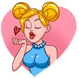 Отпуск блондинки sticker 3
